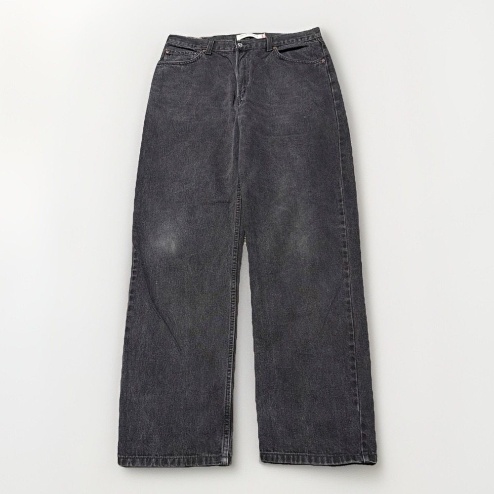 Vintage Levis 550 Jeans Men's 36x33 Black Relaxed Baggy Y2K Denim